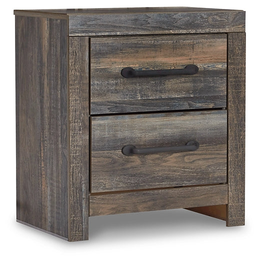 Drystan Two Drawer Night Stand Smyrna Furniture Outlet