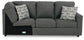 Edenfield 3-Piece Sectional with Ottoman Smyrna Furniture Outlet