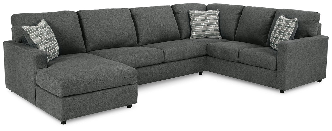 Edenfield 3-Piece Sectional with Ottoman Smyrna Furniture Outlet