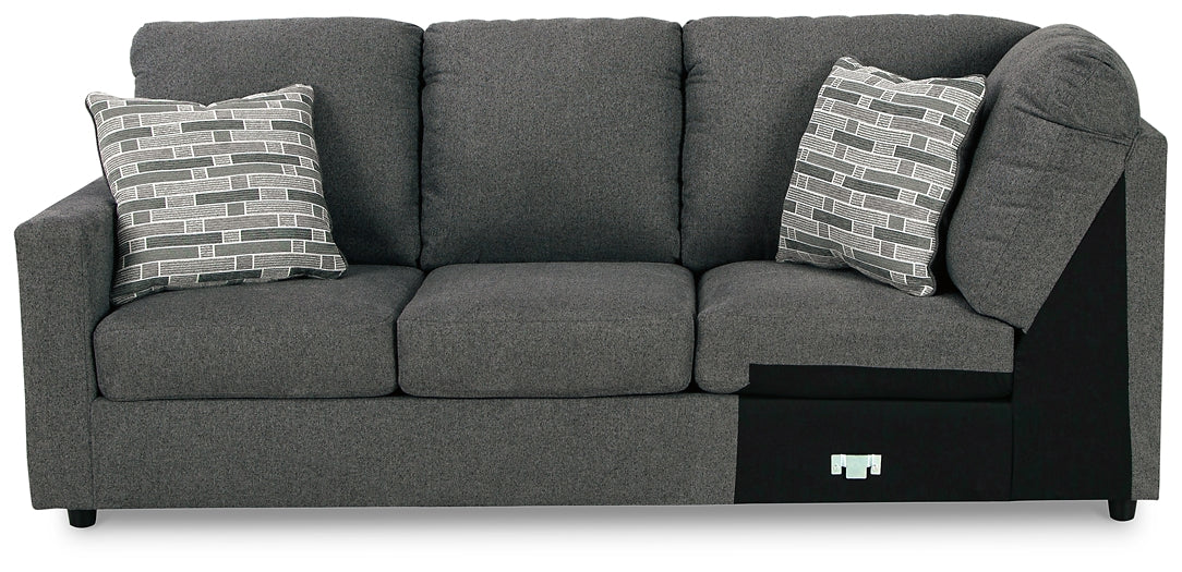 Edenfield 3-Piece Sectional with Ottoman Smyrna Furniture Outlet