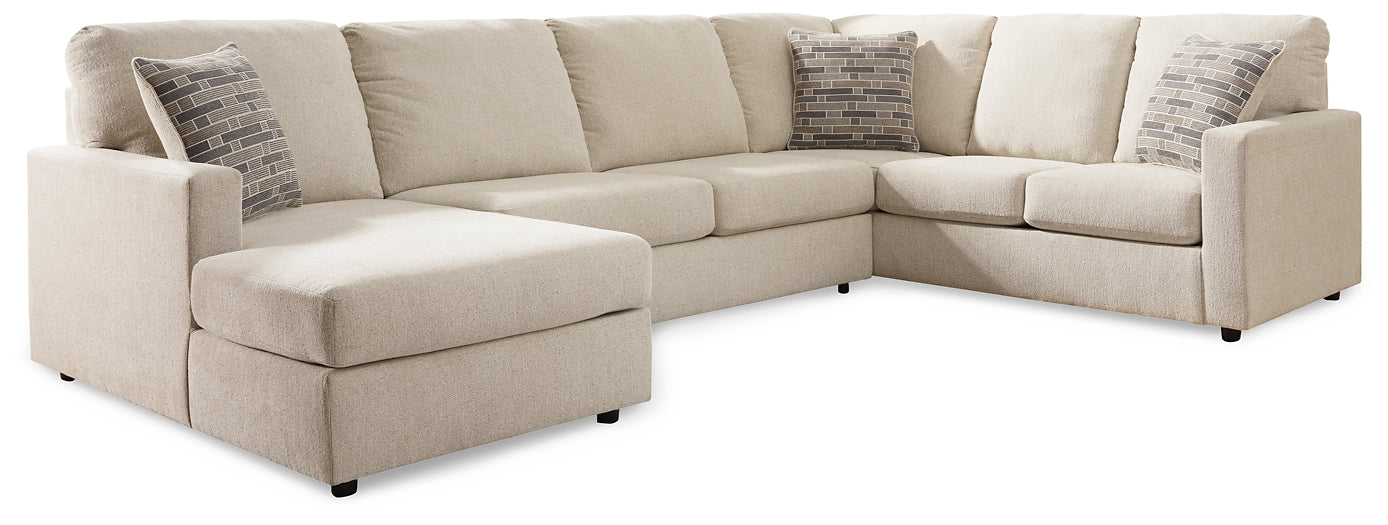 Edenfield 3-Piece Sectional with Ottoman Smyrna Furniture Outlet