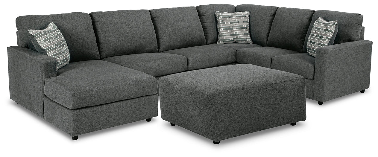 Edenfield 3-Piece Sectional with Ottoman Smyrna Furniture Outlet