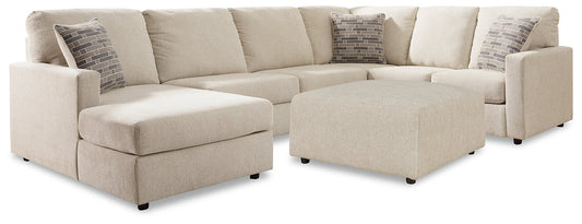 Edenfield 3-Piece Sectional with Ottoman Smyrna Furniture Outlet