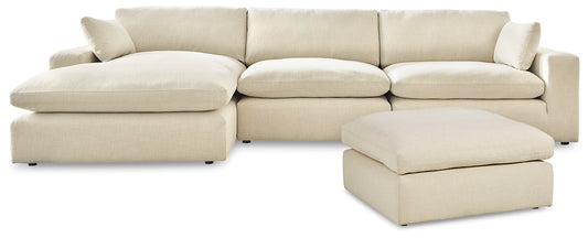 Elyza 3-Piece Sectional with Ottoman Smyrna Furniture Outlet