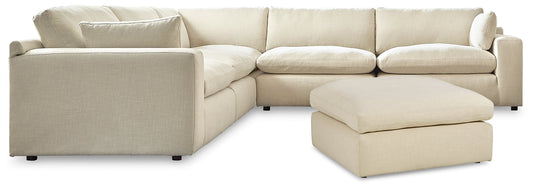 Elyza 5-Piece Sectional with Ottoman Smyrna Furniture Outlet