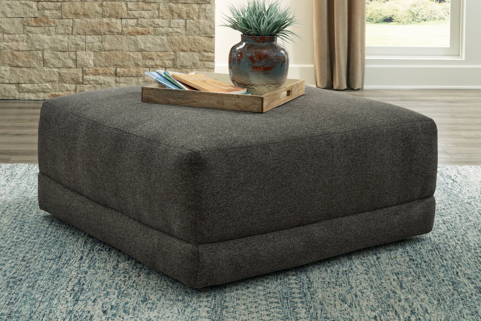 Evey Oversized Accent Ottoman Smyrna Furniture Outlet