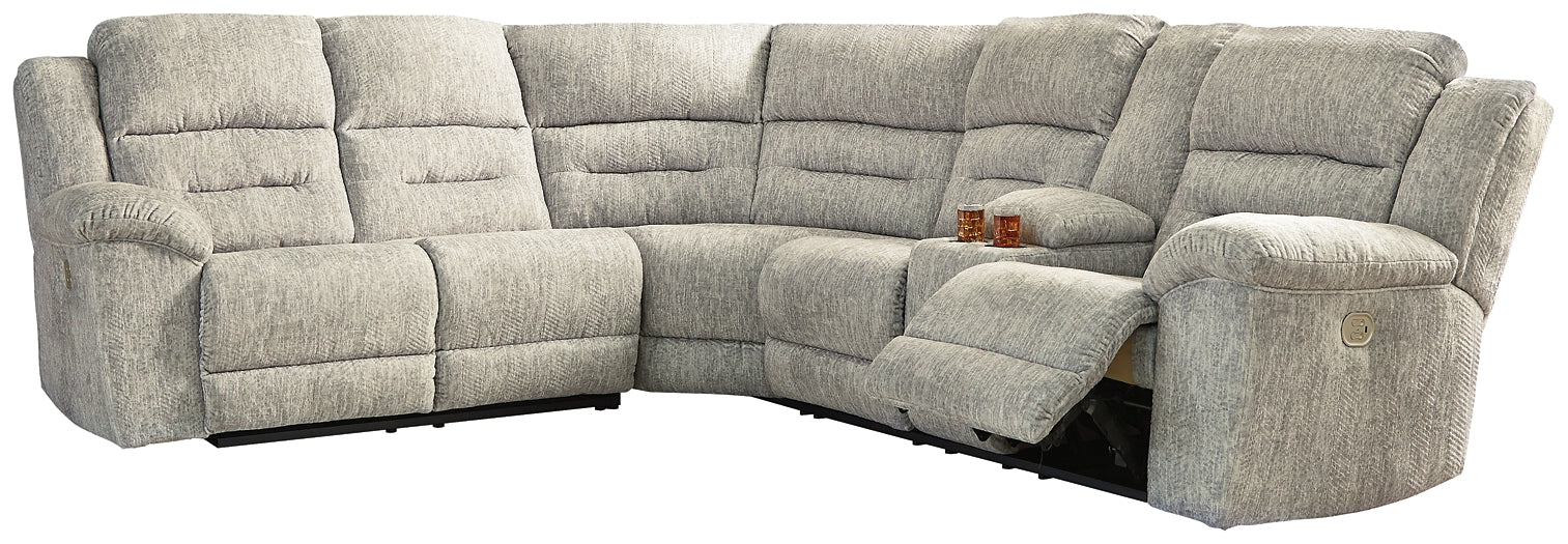 Family Den 3-Piece Power Reclining Sectional Smyrna Furniture Outlet