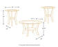 Fantell Occasional Table Set (3/CN) Smyrna Furniture Outlet