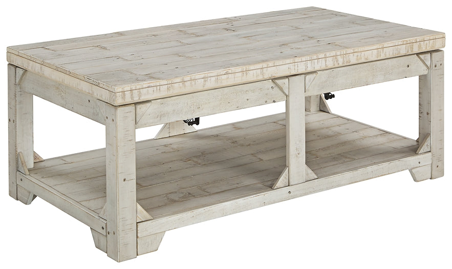 Fregine Coffee Table with 1 End Table Smyrna Furniture Outlet