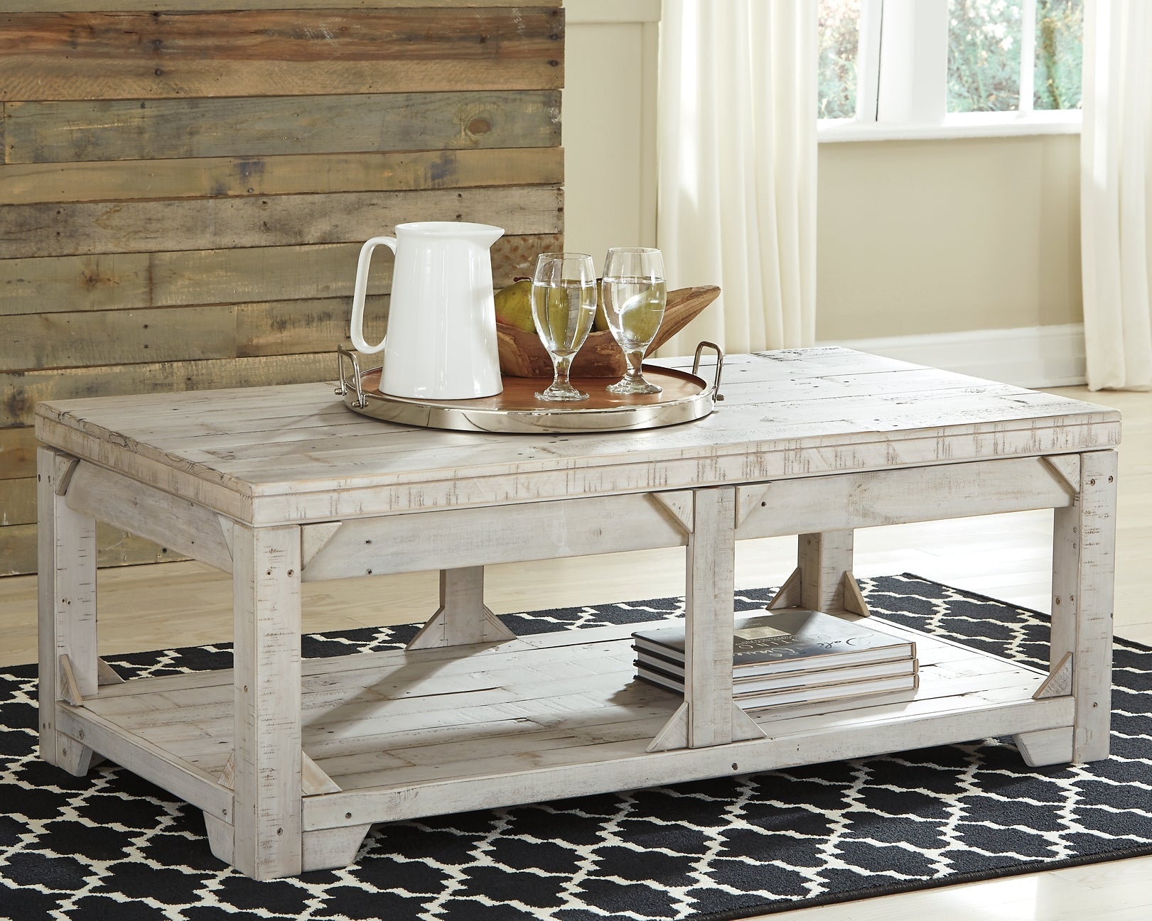 Fregine Coffee Table with 1 End Table Smyrna Furniture Outlet