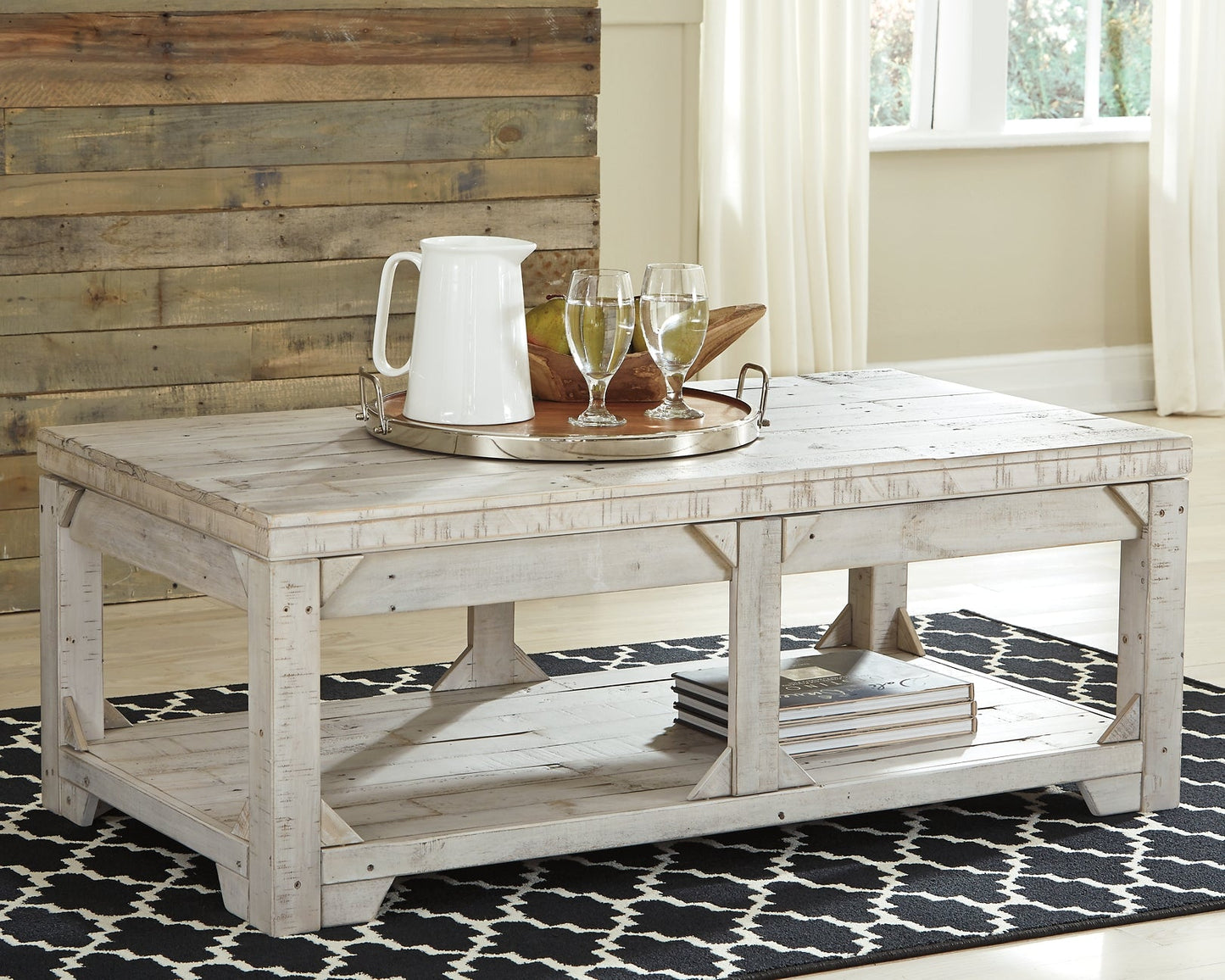 Fregine Coffee Table with 2 End Tables Smyrna Furniture Outlet