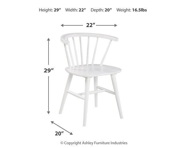 Grannen Dining Room Side Chair (2/CN) Smyrna Furniture Outlet