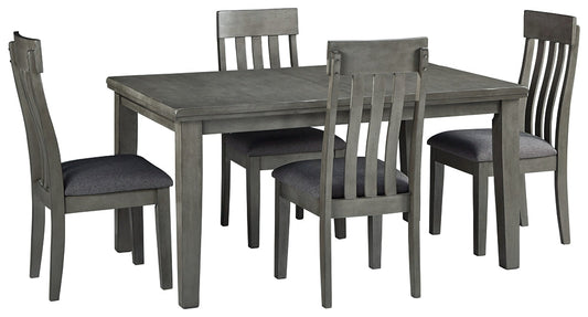 Hallanden Dining Table and 4 Chairs Smyrna Furniture Outlet