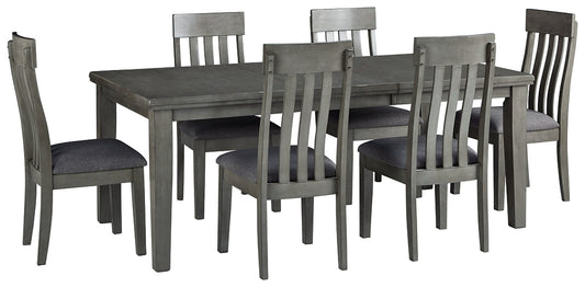 Hallanden Dining Table and 6 Chairs Smyrna Furniture Outlet