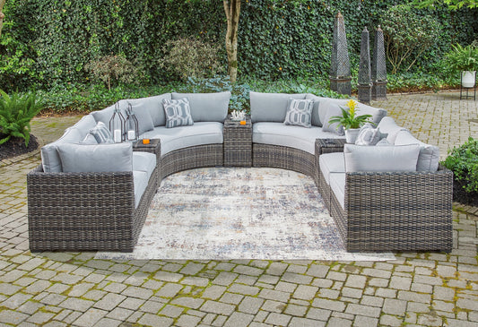 Harbor Court 9-Piece Outdoor Sectional Smyrna Furniture Outlet