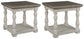 Havalance 2 End Tables Smyrna Furniture Outlet