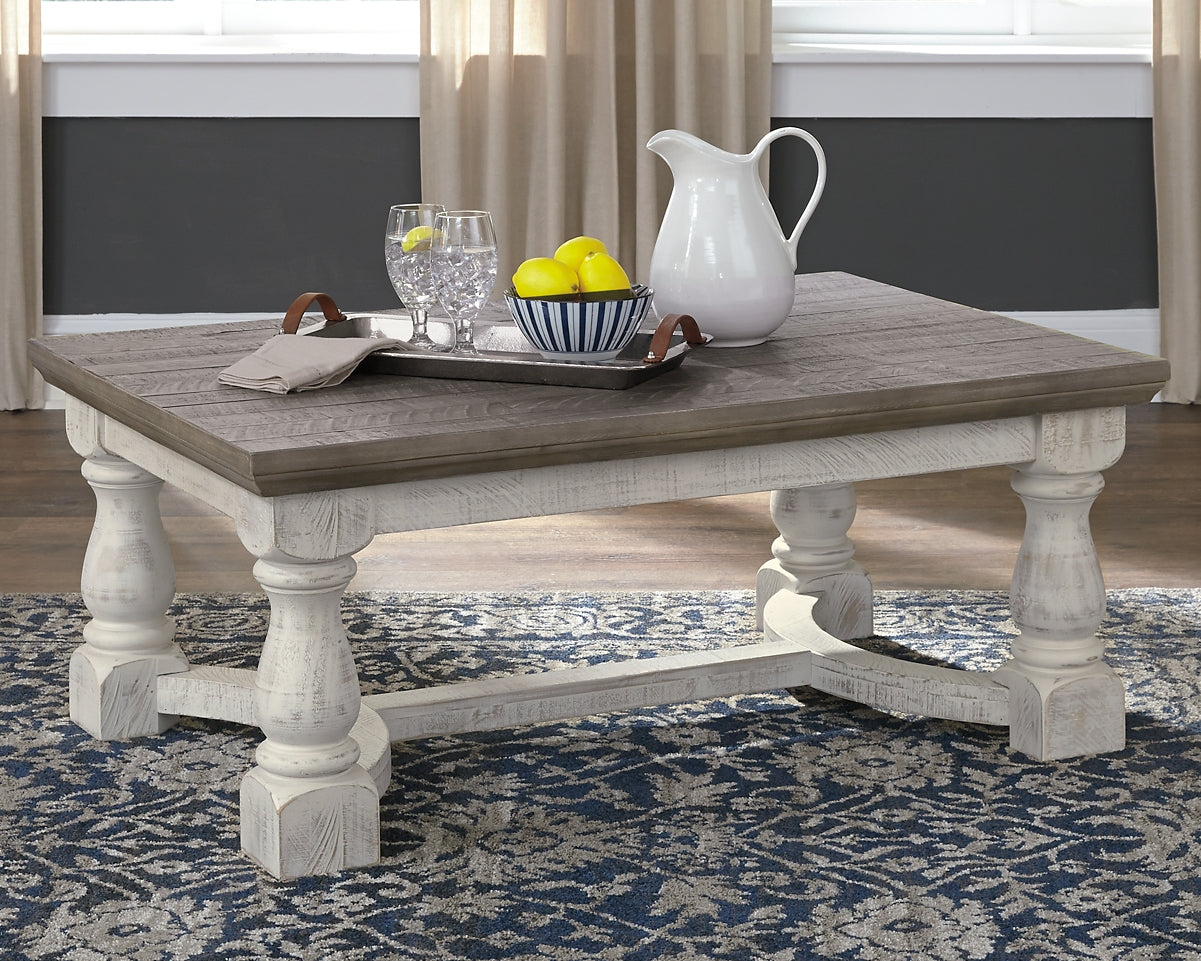 Havalance Coffee Table with 2 End Tables Smyrna Furniture Outlet