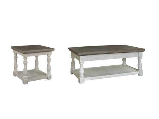 Havalance Outdoor Coffee Table with End Table Smyrna Furniture Outlet