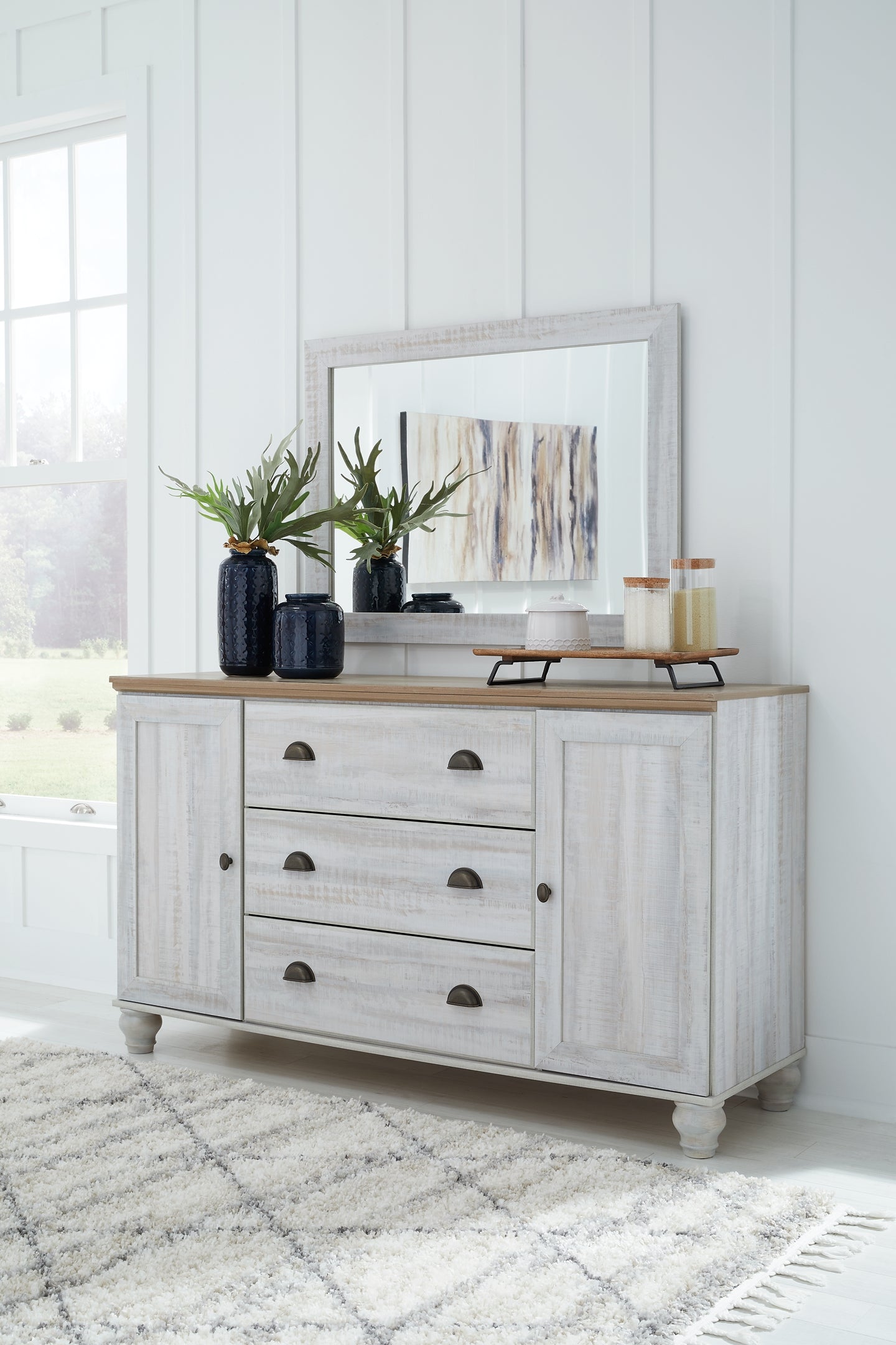 Haven Bay Dresser and Mirror Smyrna Furniture Outlet