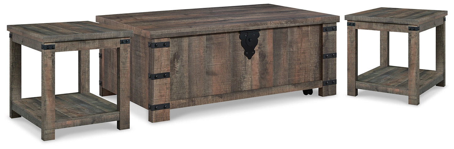 Hollum Coffee Table with 2 End Tables Smyrna Furniture Outlet