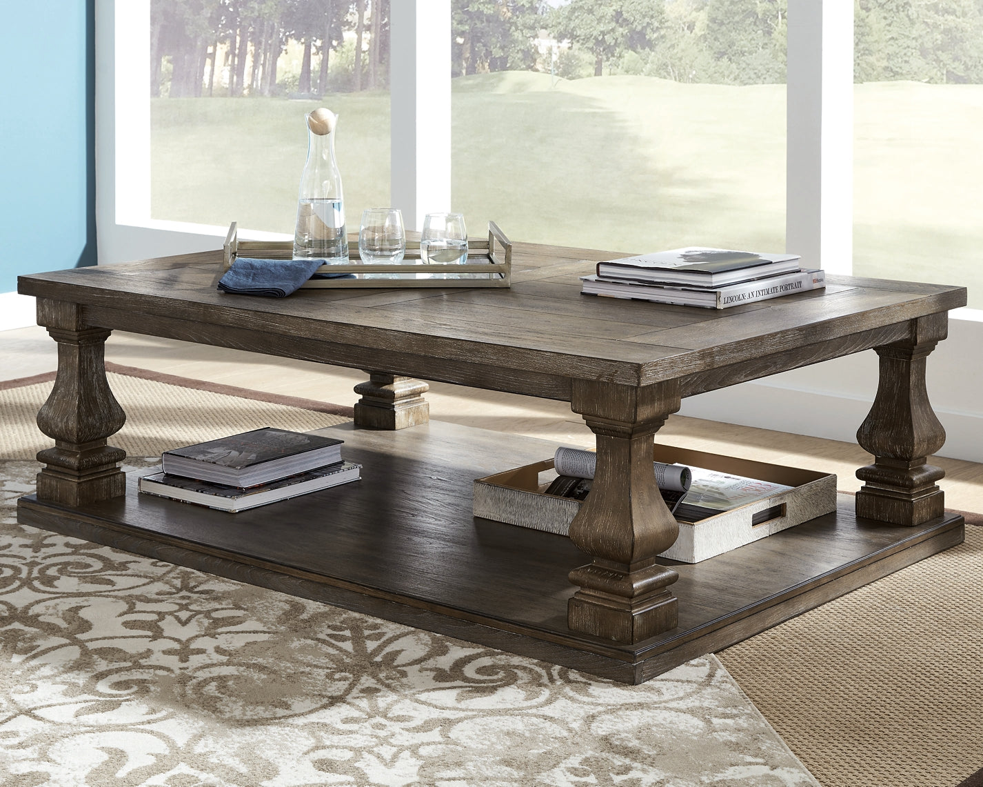 Johnelle Coffee Table with 2 End Tables Smyrna Furniture Outlet