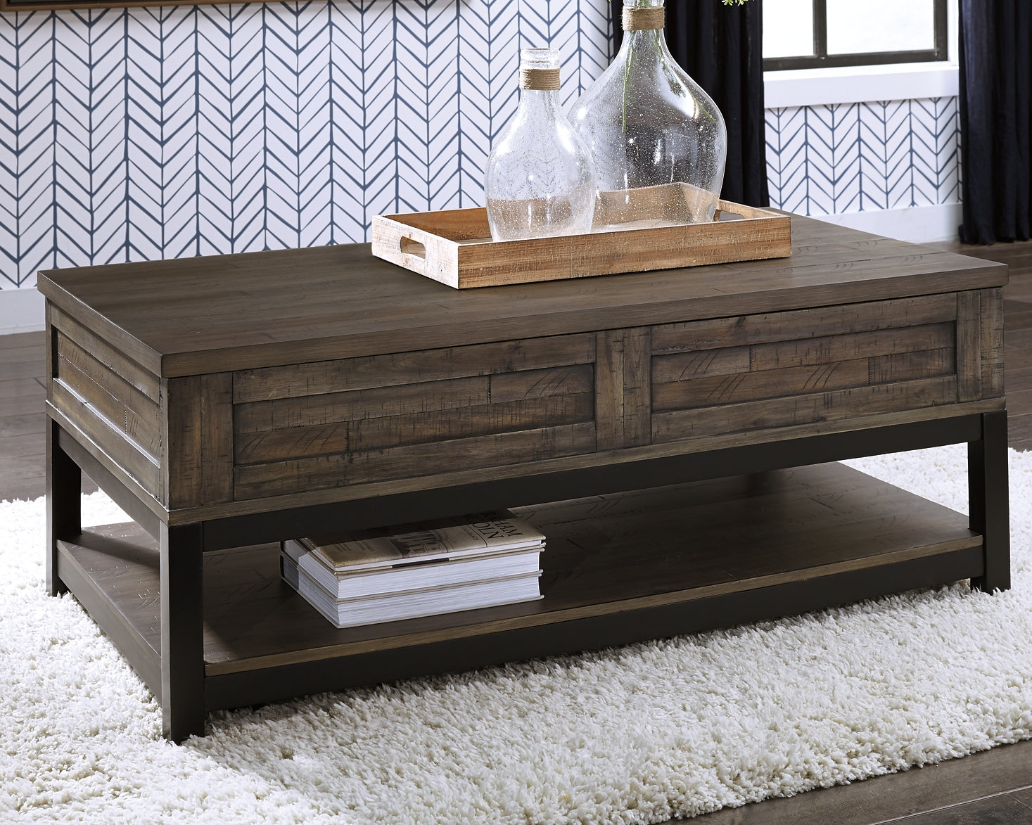 Johurst Coffee Table with 2 End Tables Smyrna Furniture Outlet