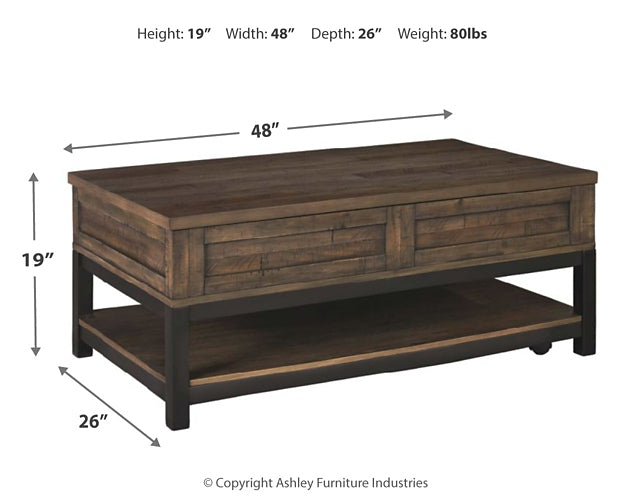 Johurst LIFT TOP COCKTAIL TABLE Smyrna Furniture Outlet