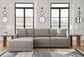 Katany 3-Piece Sectional with Ottoman Smyrna Furniture Outlet