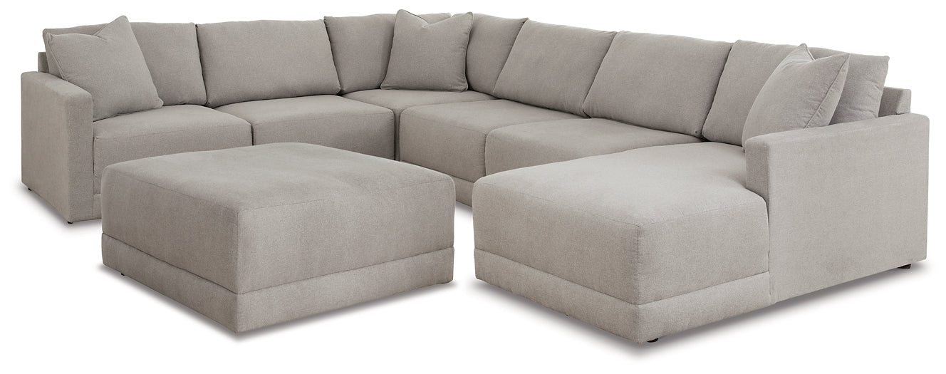 Katany 6-Piece Sectional with Ottoman Smyrna Furniture Outlet