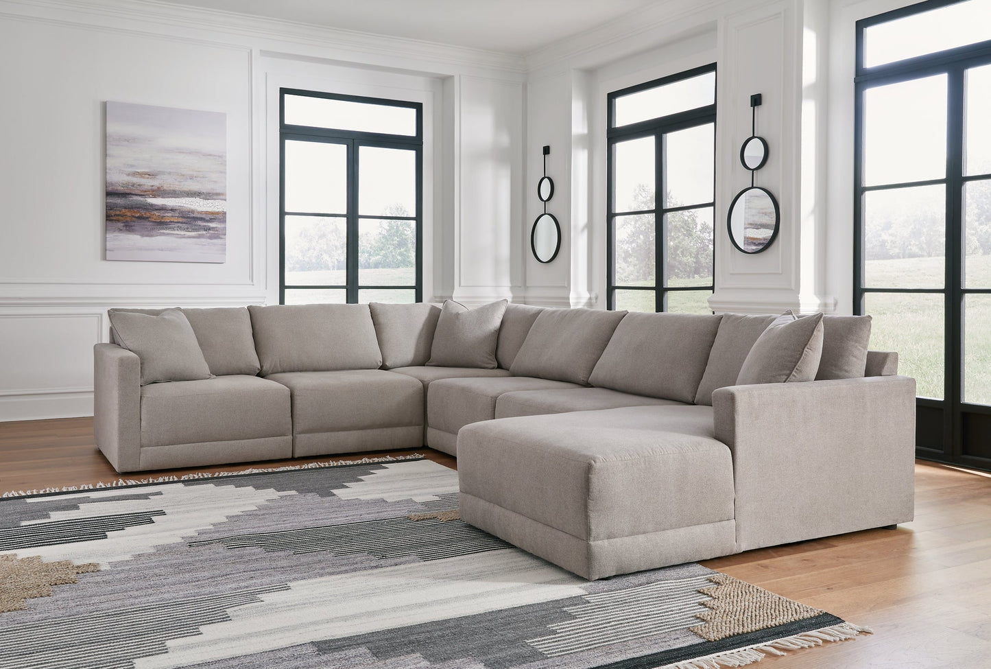 Katany 6-Piece Sectional with Ottoman Smyrna Furniture Outlet