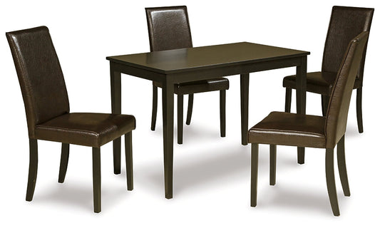 Kimonte Dining Table and 4 Chairs Smyrna Furniture Outlet