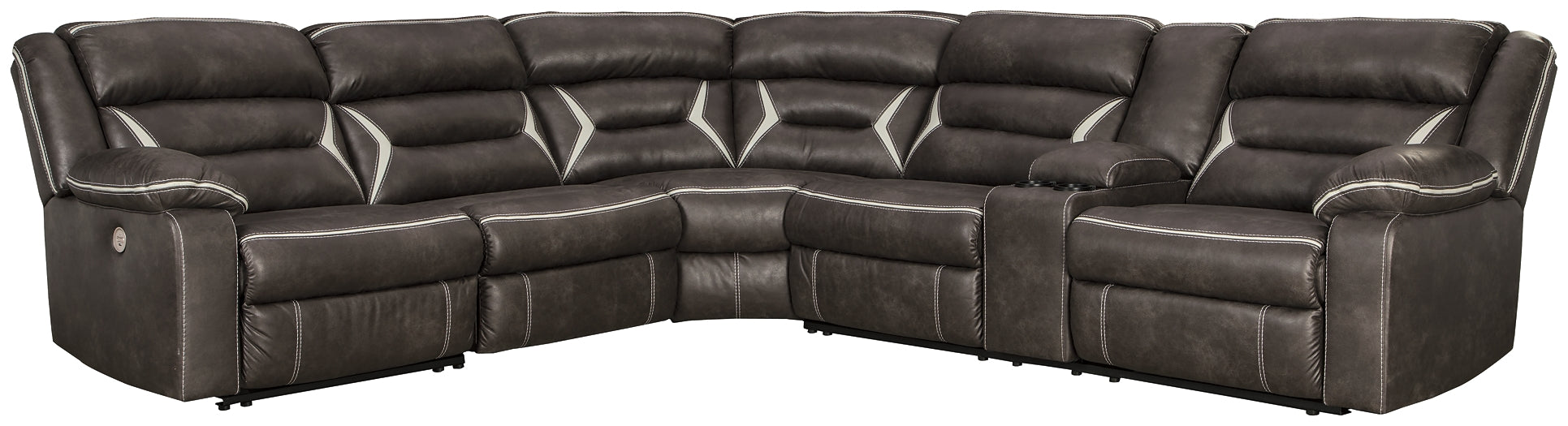 Kincord 4-Piece Sectional with Recliner Smyrna Furniture Outlet