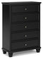 Lanolee Five Drawer Chest Smyrna Furniture Outlet