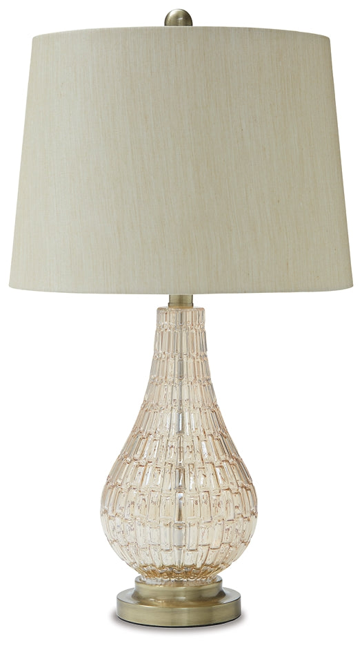 Latoya Glass Table Lamp (1/CN) Smyrna Furniture Outlet