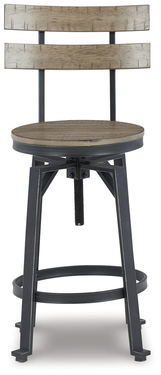 Lesterton Swivel Barstool (2/CN) Smyrna Furniture Outlet