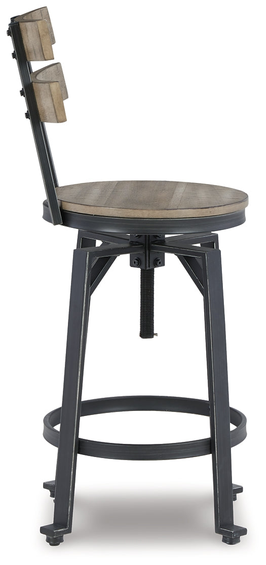 Lesterton Swivel Barstool (2/CN) Smyrna Furniture Outlet