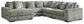 Lindyn 5-Piece Sectional with Ottoman Smyrna Furniture Outlet