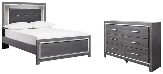 Lodanna Full Panel Bed with Dresser Smyrna Furniture Outlet