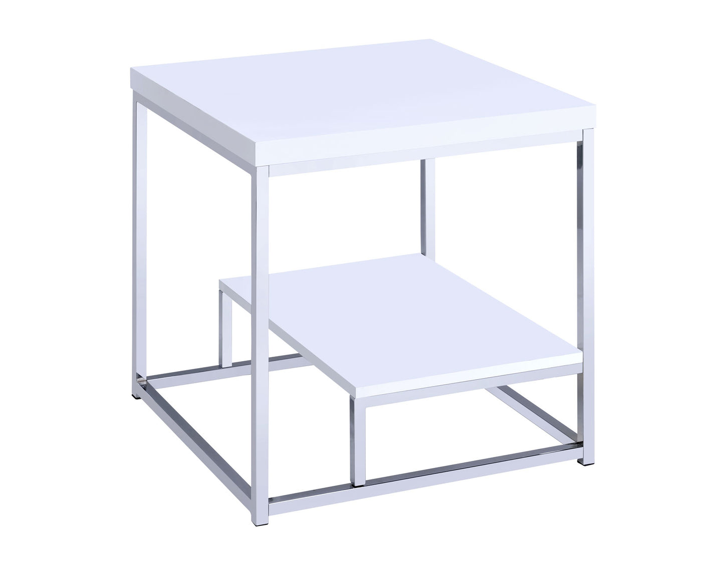 Lucia White 3-Piece Set
(Cocktail & 2 End Tables)