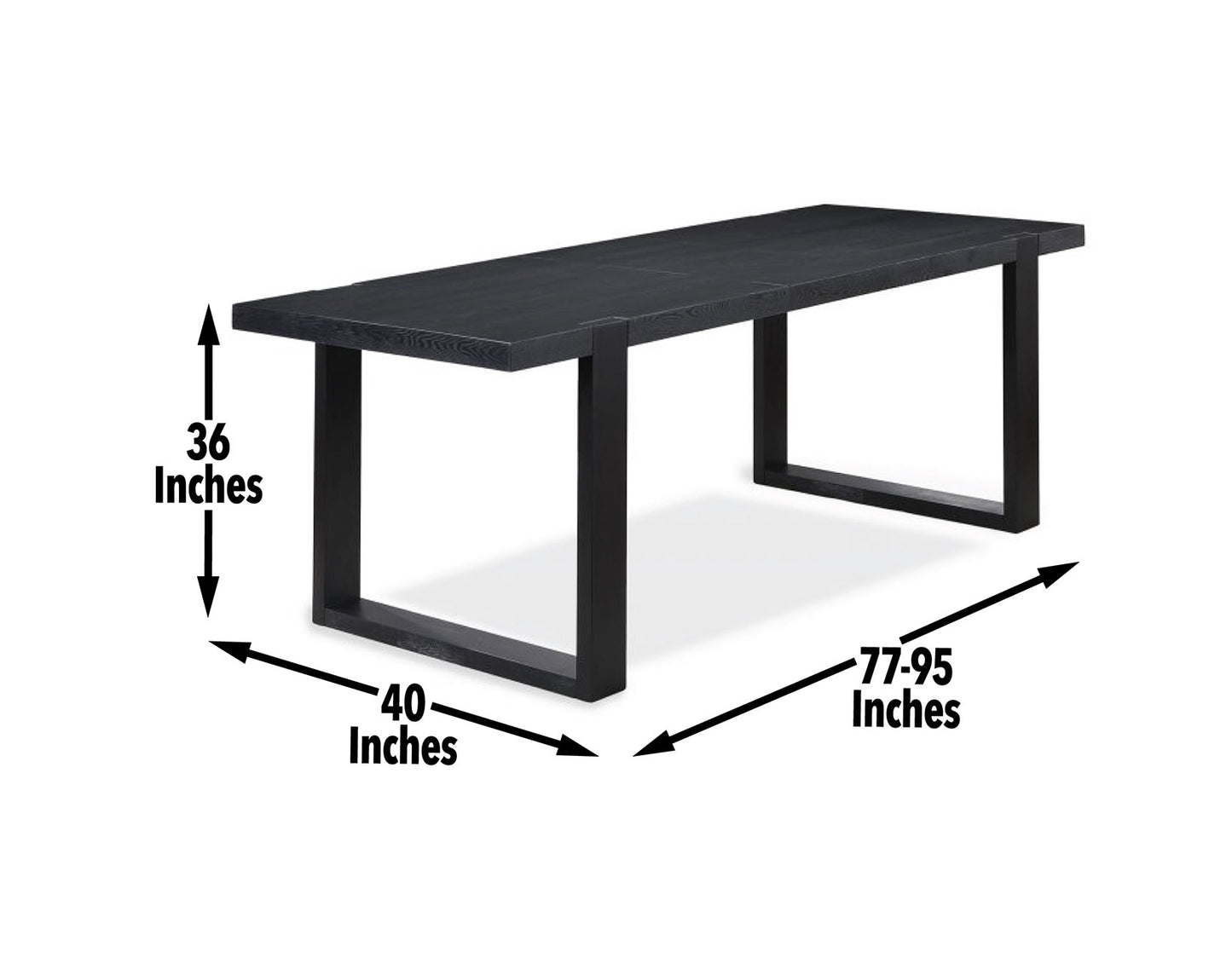 Yves 77-95-inch Counter Table