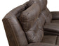 Aria Dual-Power Recliner, Saddle Brown