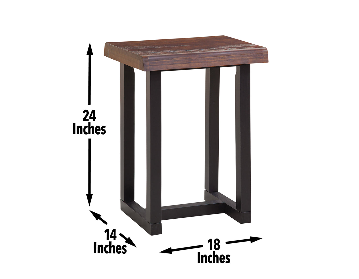 Jennings 24″ Backless Counter Stool