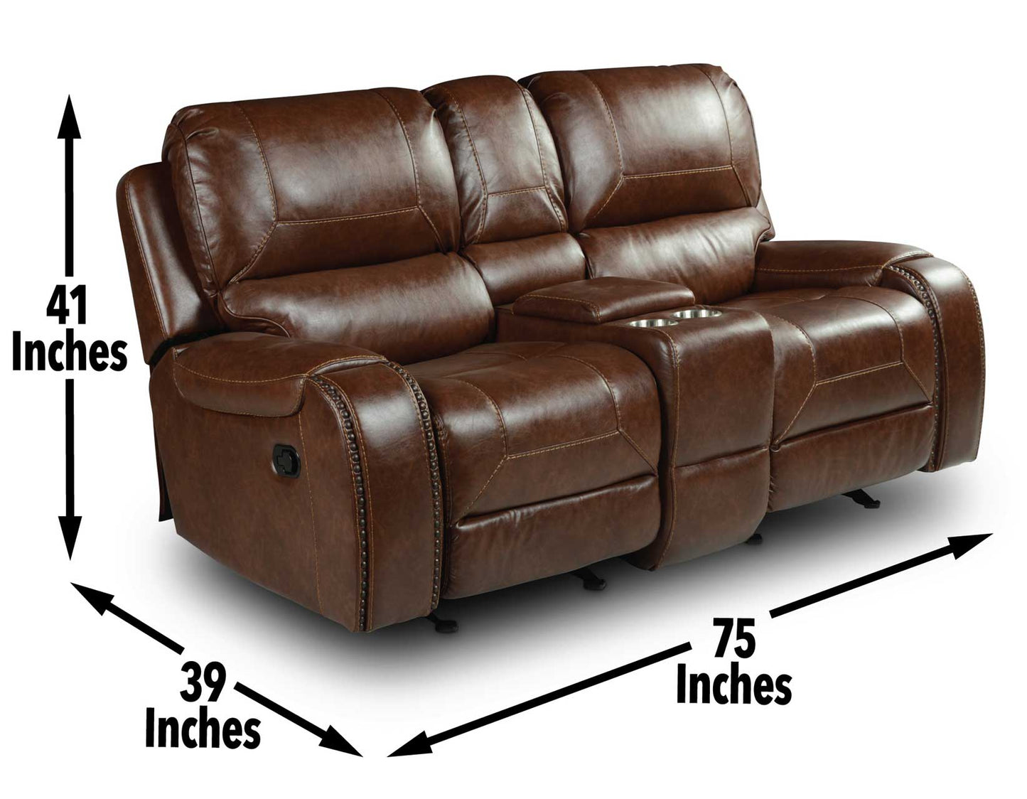 Keily Manual Glider Reclining Loveseat