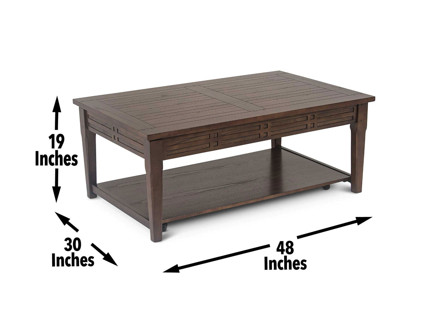 Crestline Lift Top CocktailTable w/ Casters