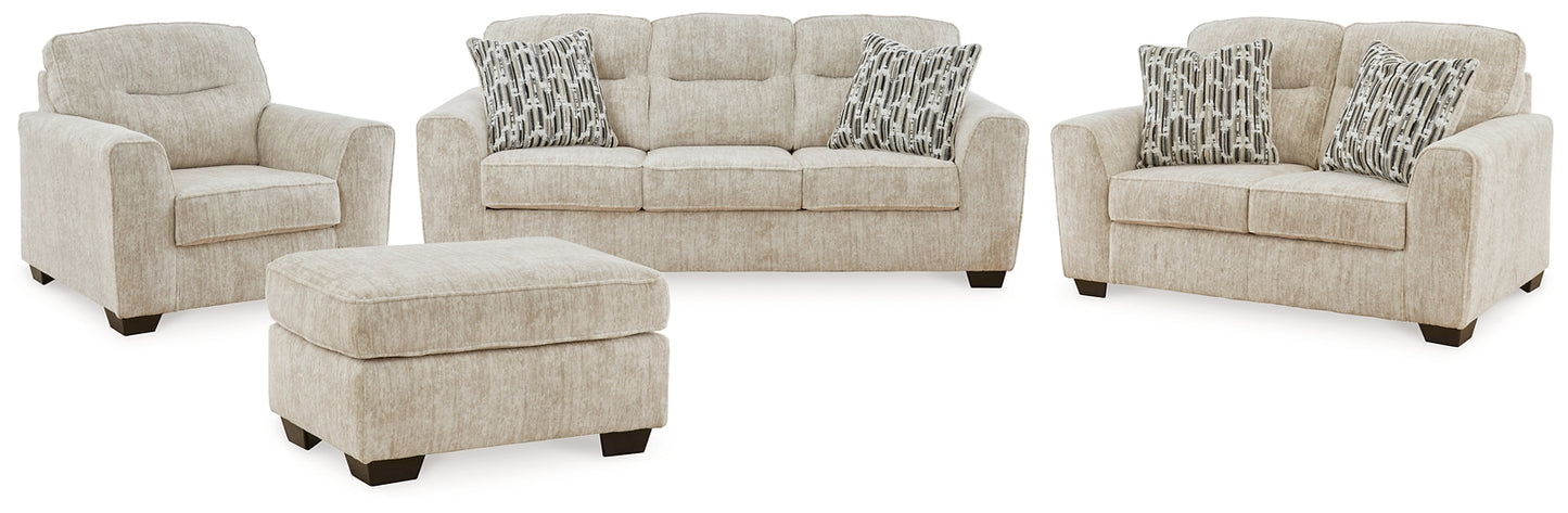 Lonoke Sofa, Loveseat, Chair and Ottoman