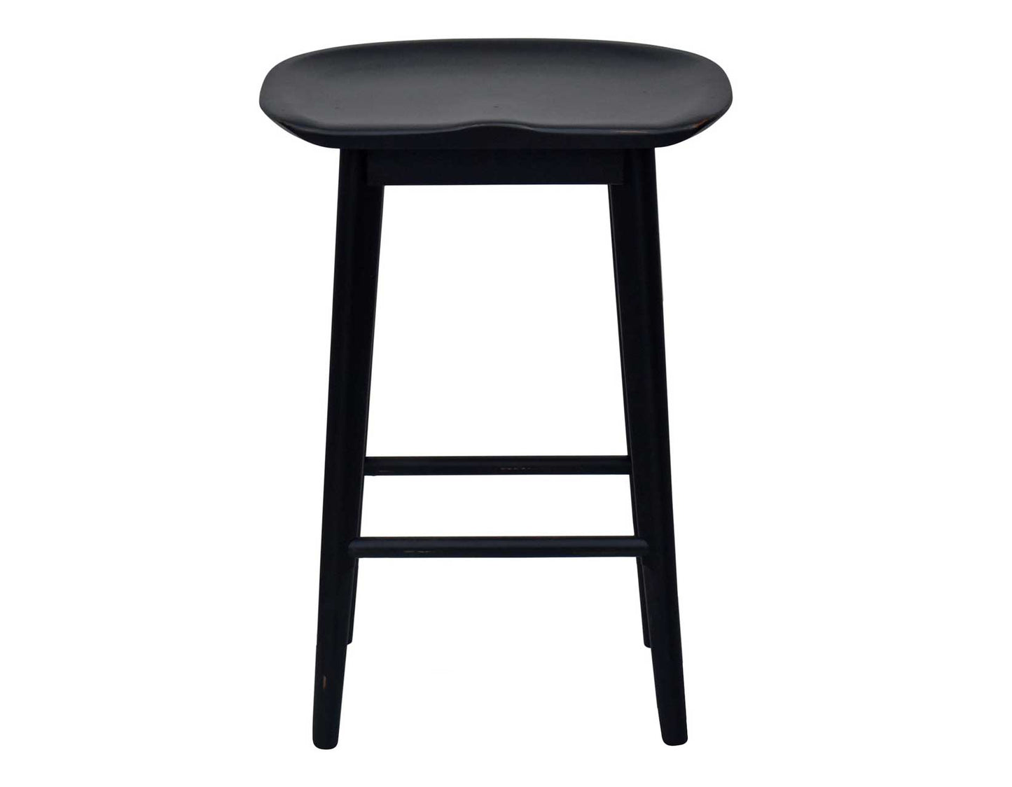 Hilton 24″ Backless Counter Stool, Black