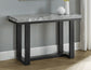 Lucca Gray Marble Sofa Table