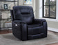 Lexington Triple-Power Media Recliner, Ocean Blue