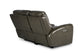 Laurel Dual-Power Reclining Console Loveseat, Grey