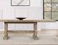 Napa 108-inch Dining Table with 2/18-inch Leaves, Sand